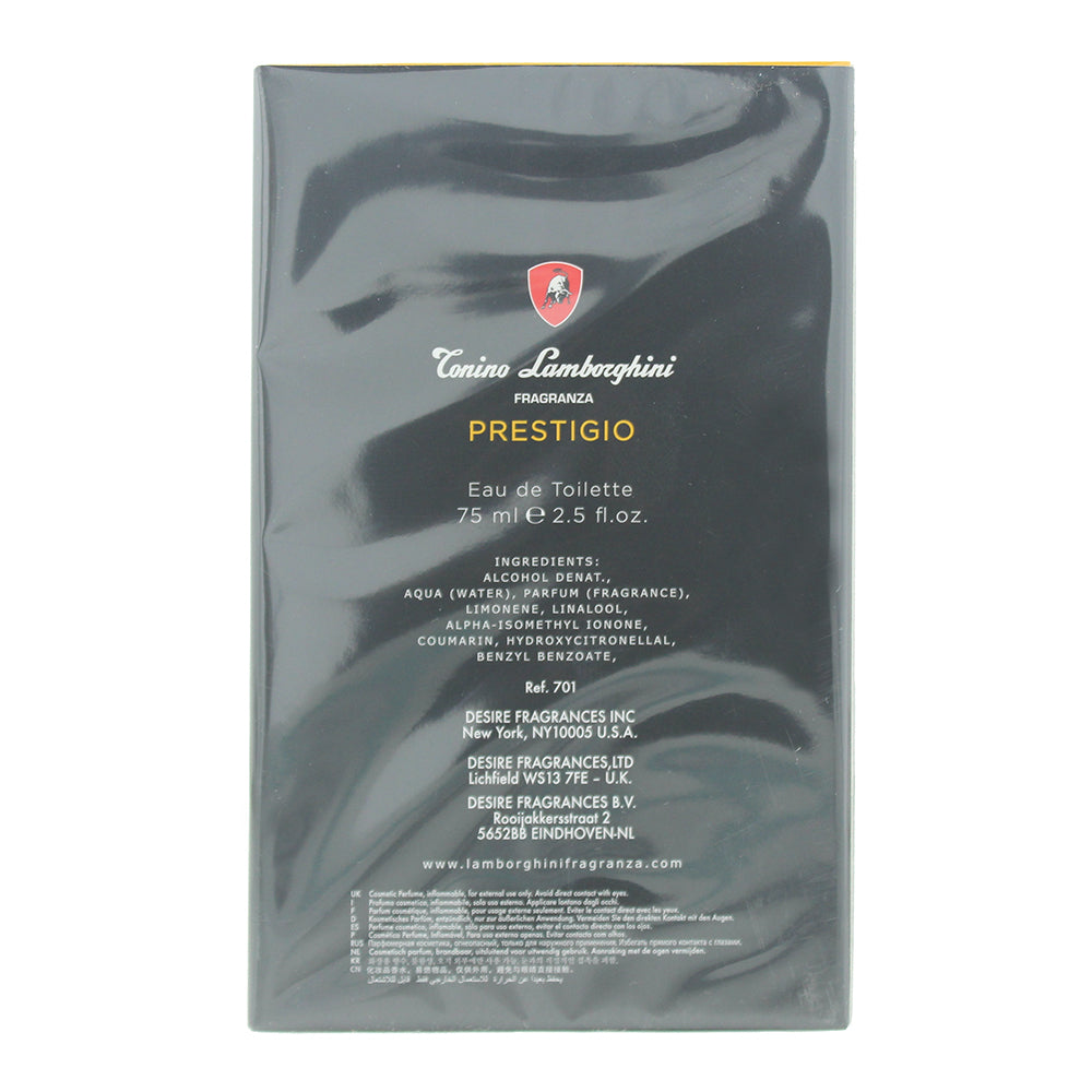 Tonino Lamborghini Prestigio Eau de Toilette 75ml