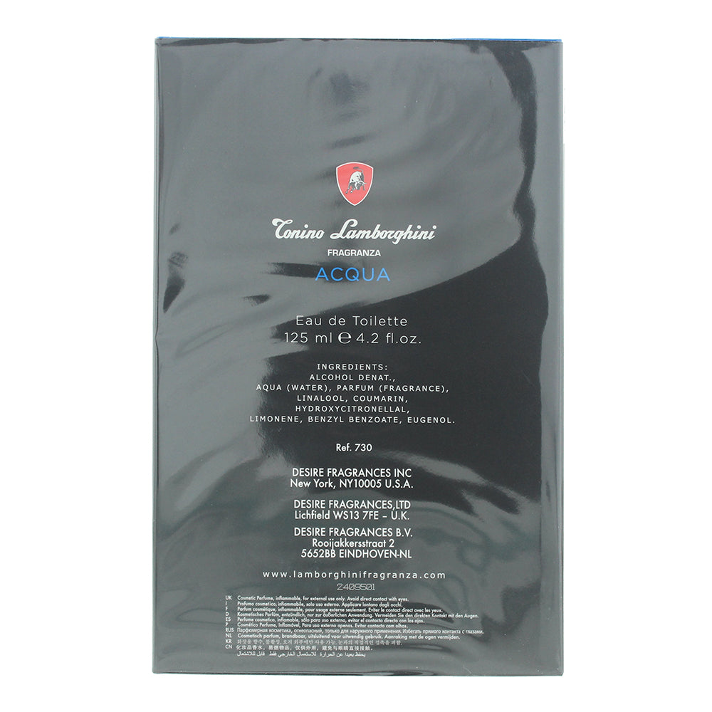 Tonino Lamborghini Acqua Eau de Toilette 125ml