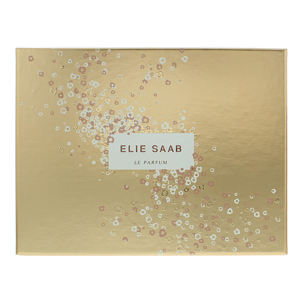 Elie Saab Le Parfum 3 Piece Gift Set: Eau de Parfum 90ml - Scented Body Lotion 75ml - Scented Shower Gel 75ml - Box