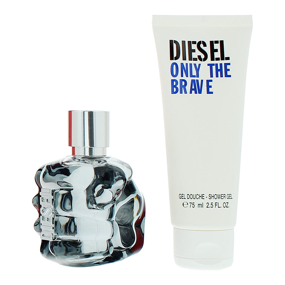 Diesel Only The Brave 2 Piece Gift Set: Eau de Toilette 50ml - Shower Gel 75ml - Product