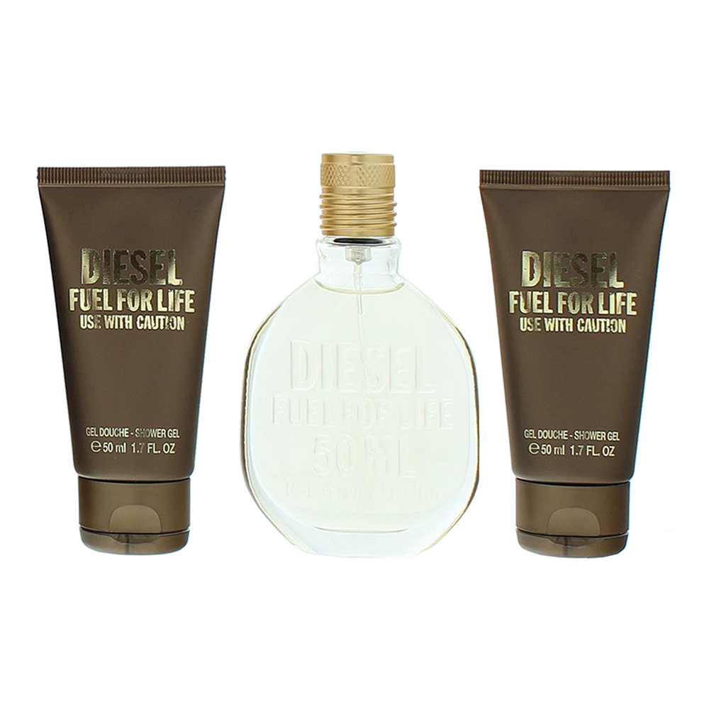 Diesel Fuel For Life Eau de Toilette 3 Piece Gift Set: Eau de Toilette 50ml - 2  - Product
