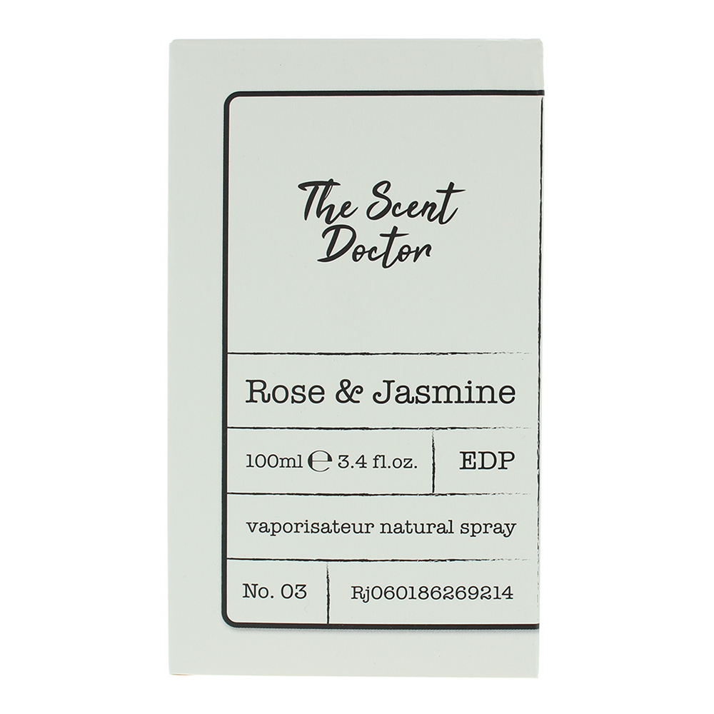The Scent Doctor Rose & Jasmine Eau de Parfum 100ml - Box
