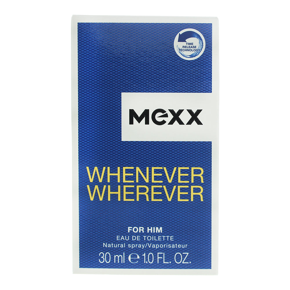 Mexx Whenever Wherever For Him Eau de Toilette 30ml - Box