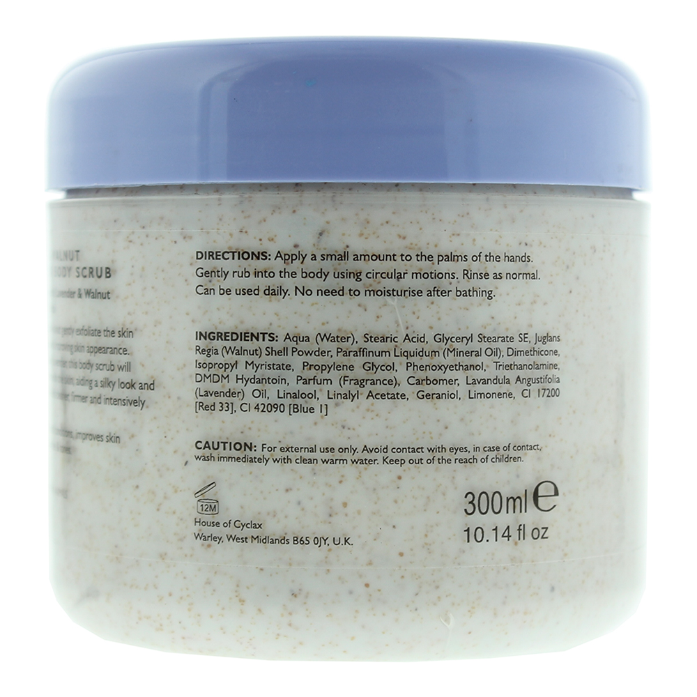 Cyclax Nature Pure Lavender And Walnut Exfoliating Body Scrub 300ml