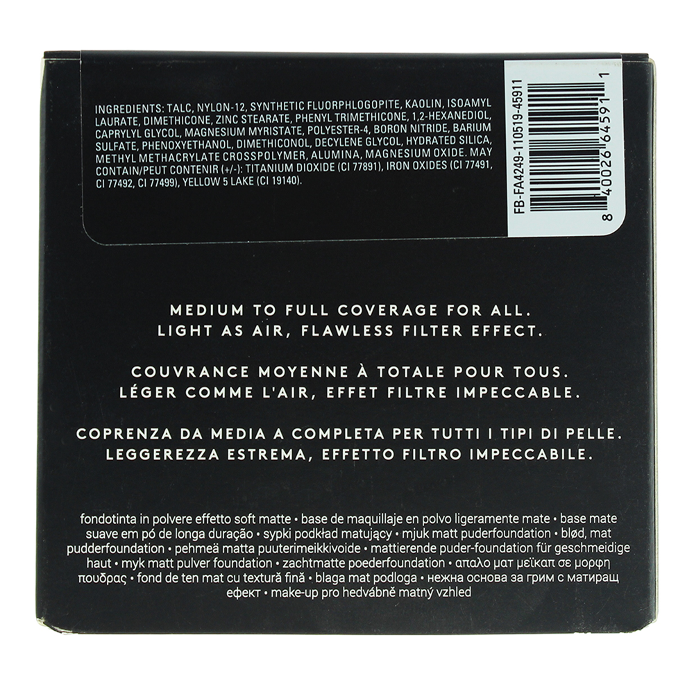 Fenty Beauty Pro Filter Soft Matte 260 Medium With Neutral Undertones Powder Foundation 9.1g - Ingredients