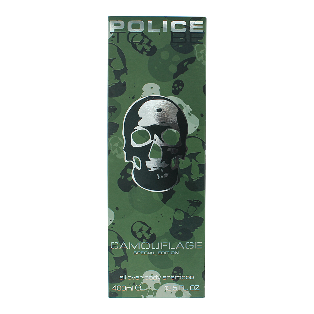 Police Camouflage All Over Body & Shampoo 400ml - Box