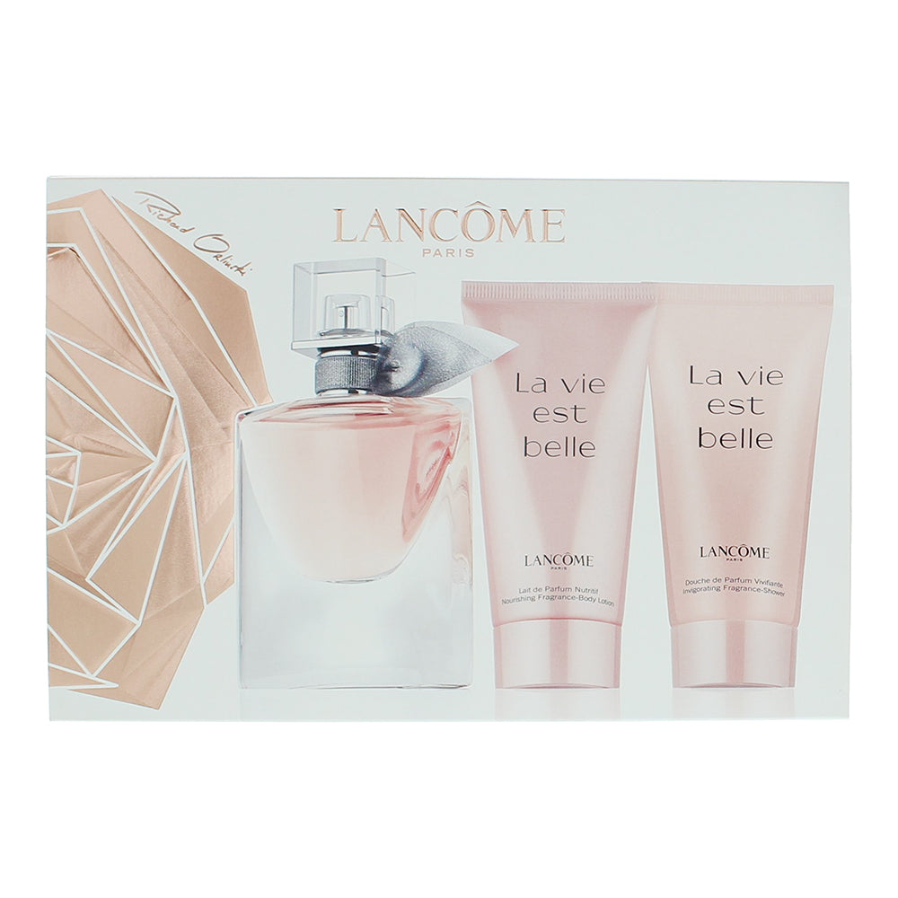Lancôme La Vie Est Belle 3 Piece Gift Set: Eau De Parfum 30ml - Body Milk 50ml - - Box