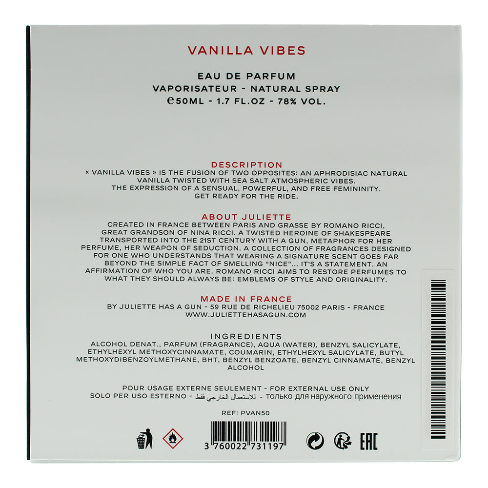 Juliette Has A Gun Vanilla Vibes Eau de Parfum 50ml
