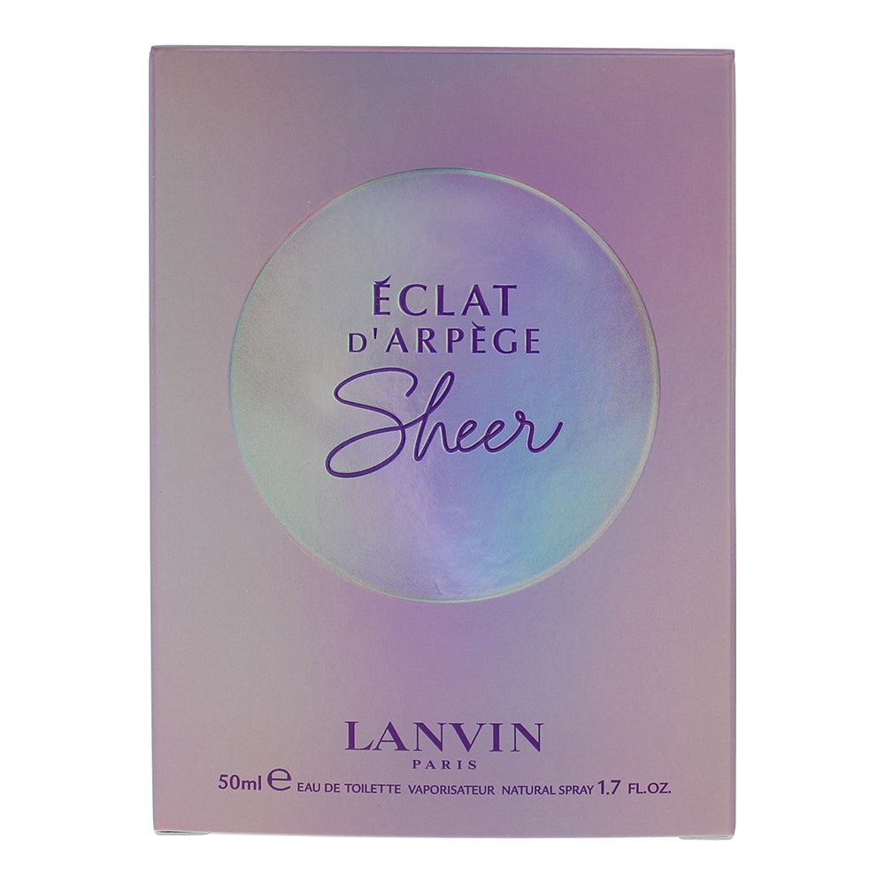 Lanvin Eclat D'Arpege Sheer Eau de Toilette 50ml - Box