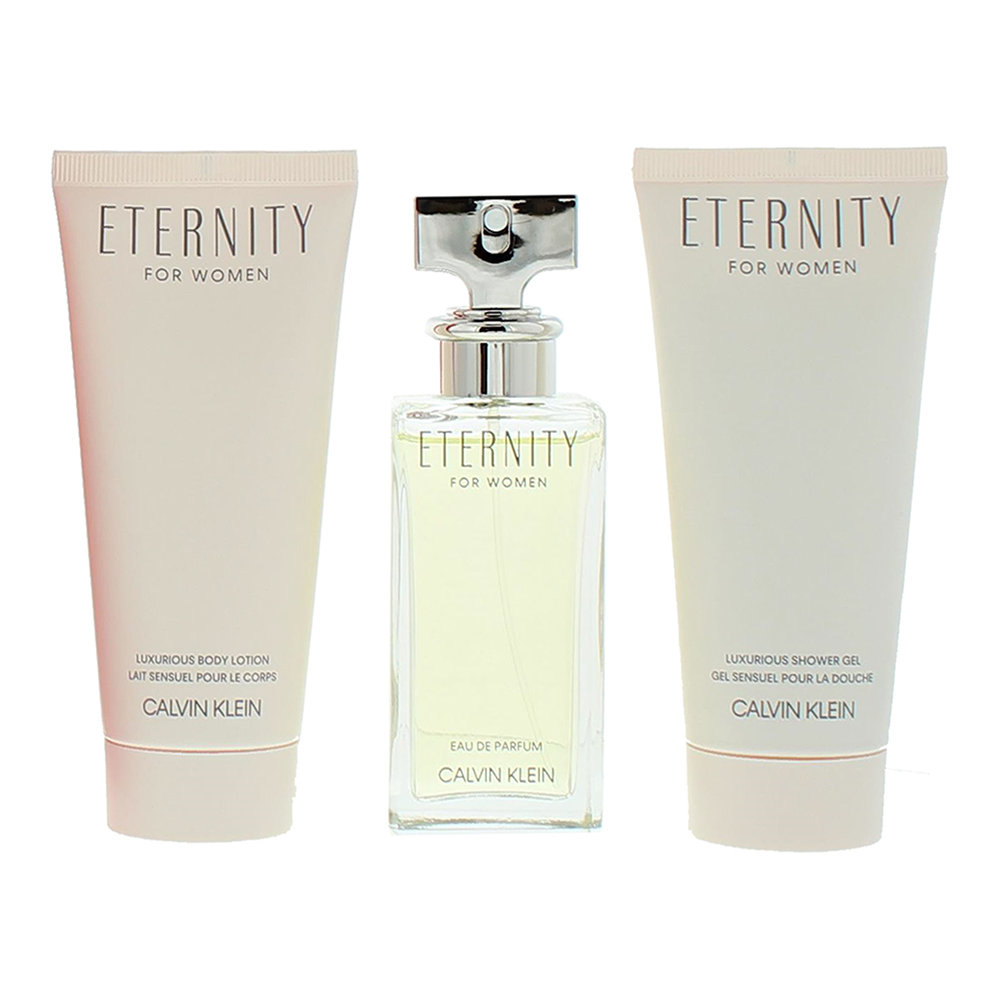 Calvin Klein Eternity For Women 3 Piece Gift Set: Eau de Parfum 50ml - Body Loti - Product