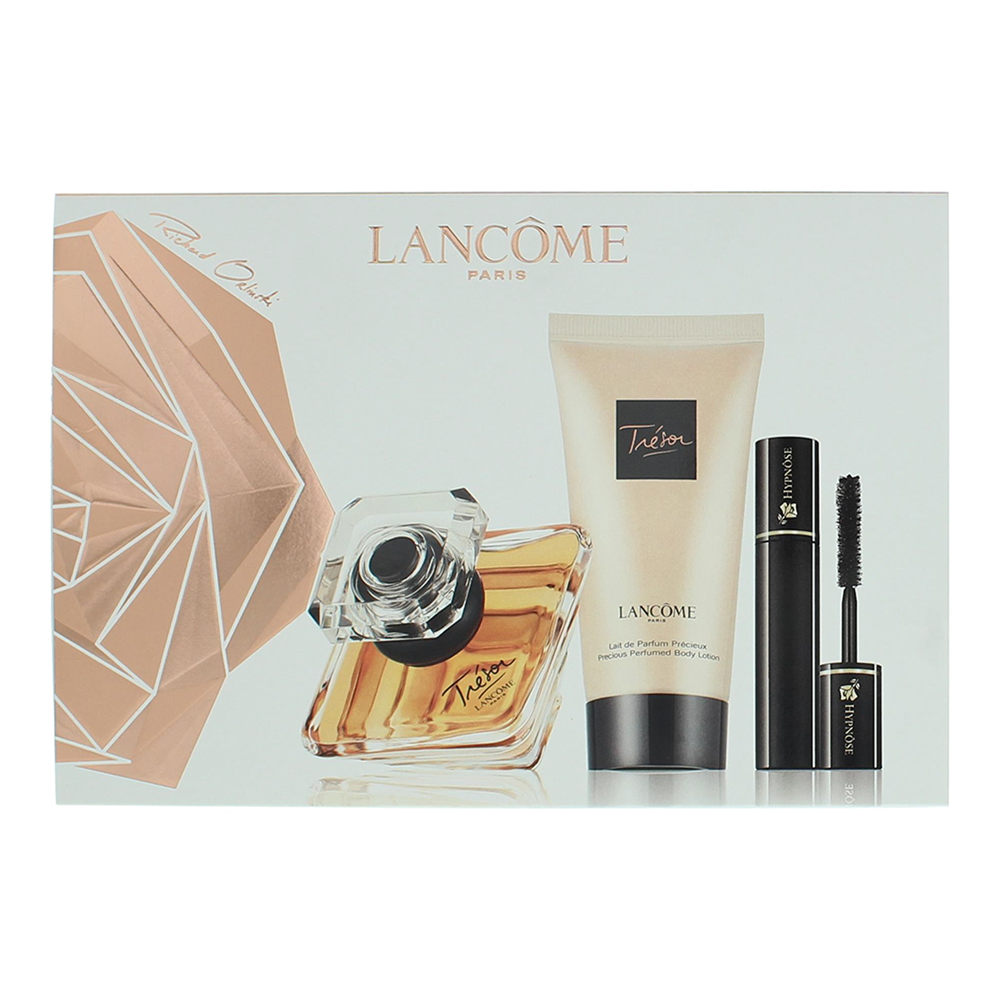 Lancôme Tresor 3 Piece Gift Set: Eau de Parfum 30ml - Body Lotion 50ml - Mascara - Box