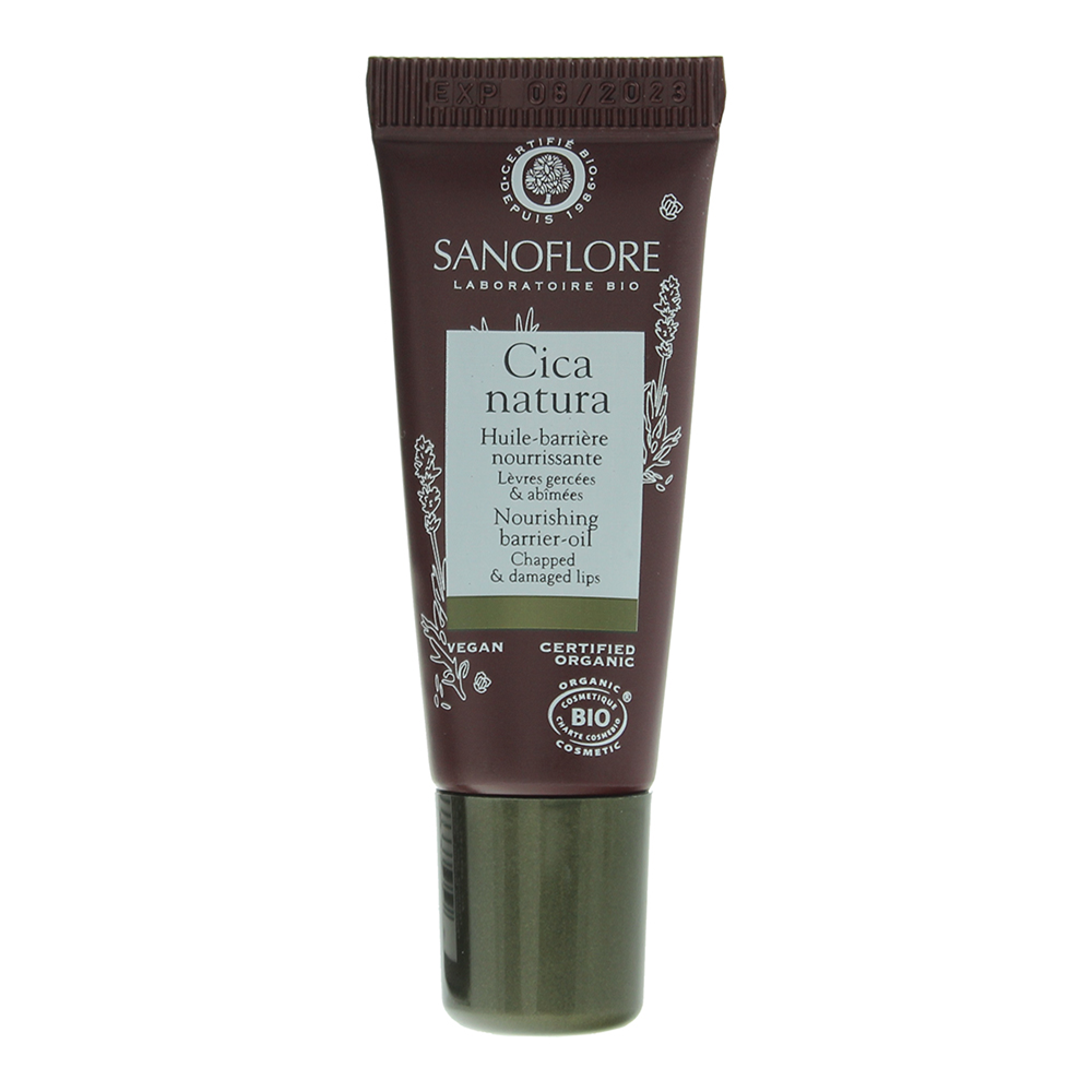 Sanoflore Nourishing Organic Cica Natura Lip Oil 7.5ml - Product