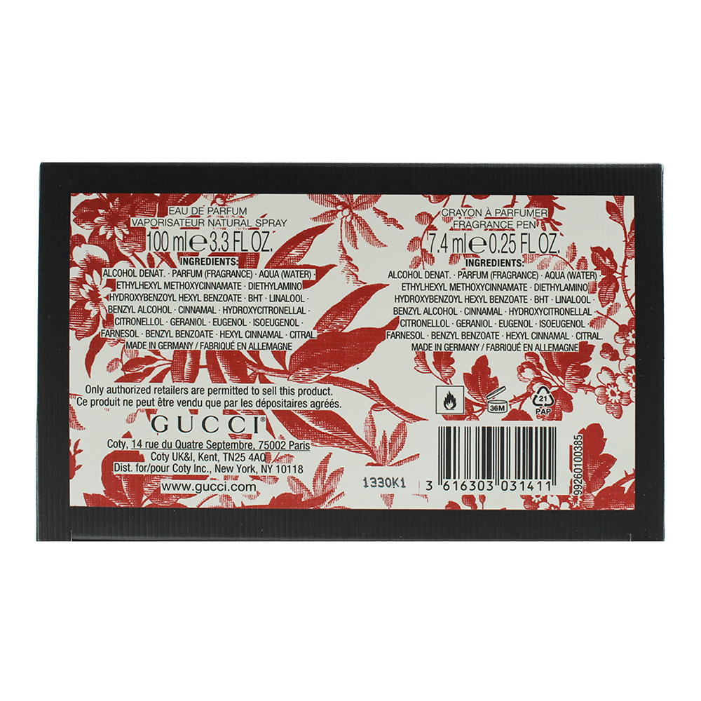 Gucci Bloom 2 Piece Gift Set: Eau De Parfum 100ml - Rollerball Perfume 7.4ml - Body Lotion 100ml