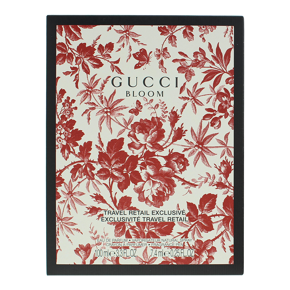 Gucci Bloom 2 Piece Gift Set: Eau de Parfum 100ml - Rollerball Perfume 7.4ml - Box