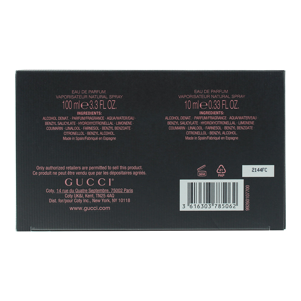 Gucci Flora Gardenia 2 Piece Gift Set: Eau De Parfum 100ml - Eau De Parfum 10ml