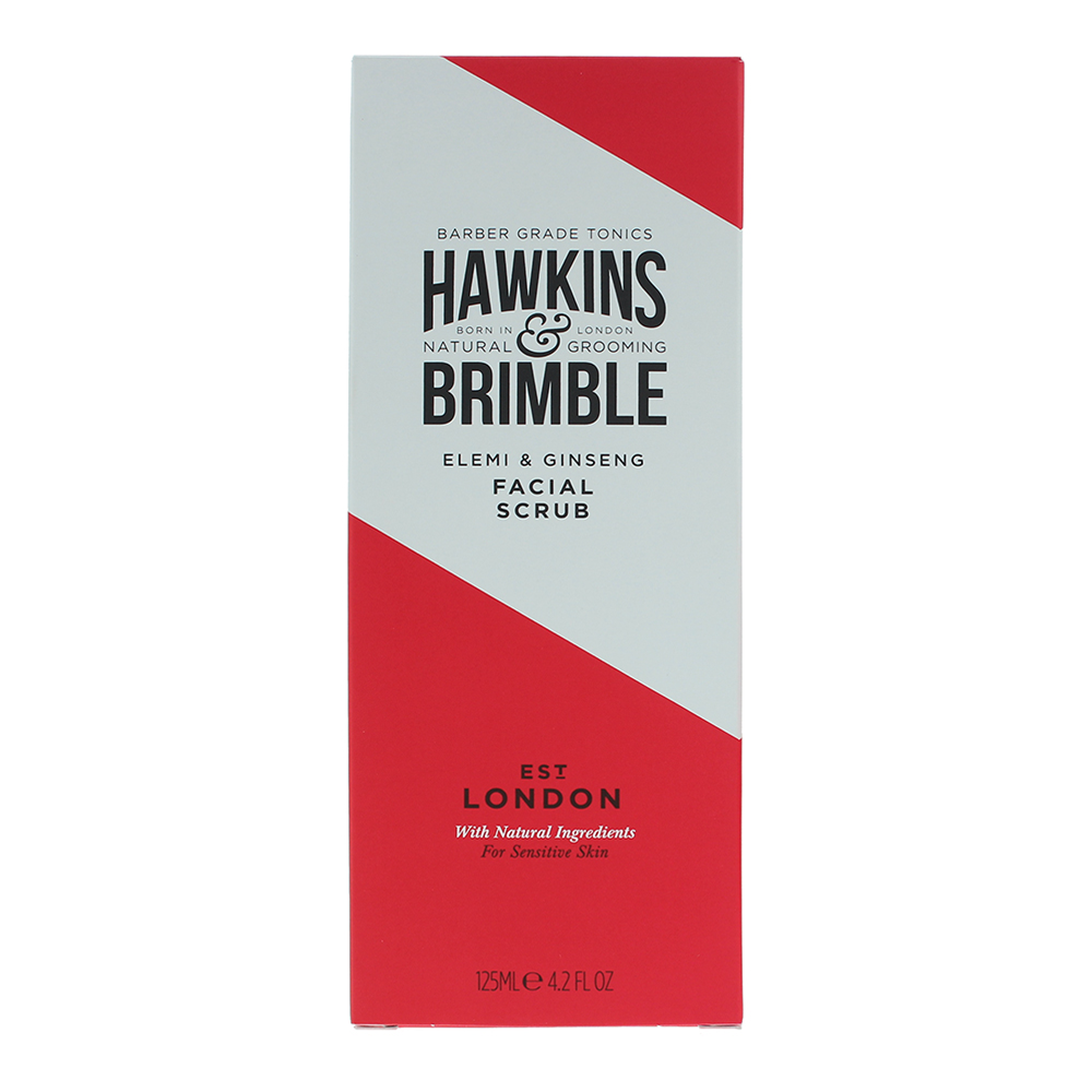 Hawkins & Brimble Elemi & Ginseng Facial Scrub 125ml - Box