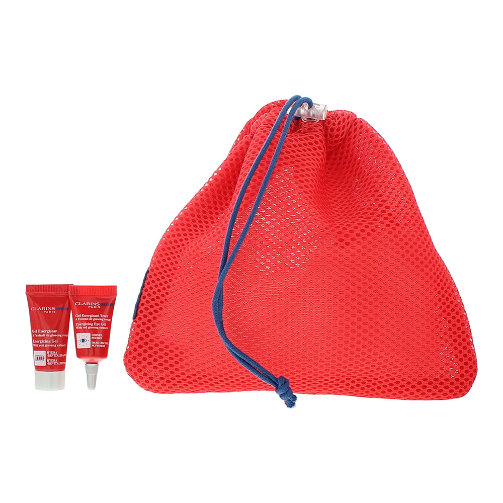 Clarins Men Energizing Essentials Not For Sale 2 Piece Gift Set: Gel 5ml - Eye Gel 3ml - Product