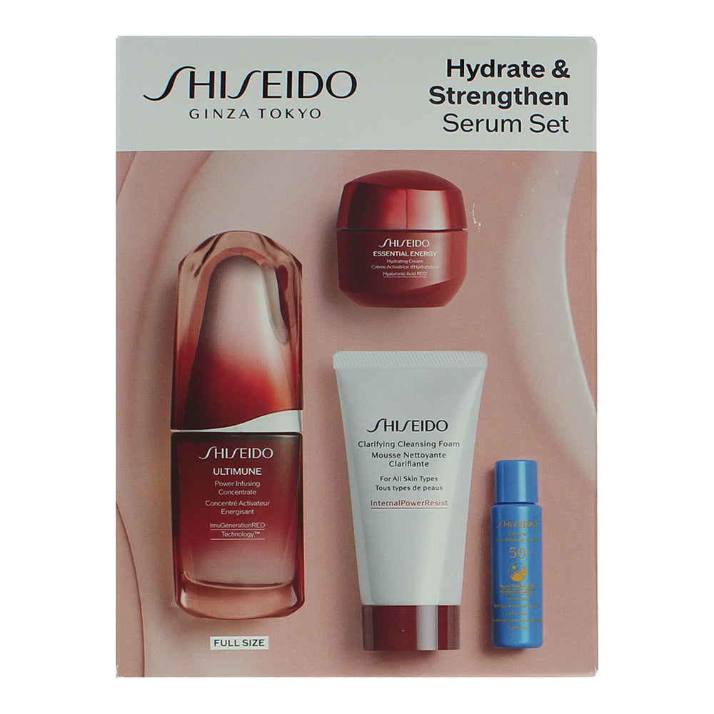 Shiseido Ultimune  Hydrates & Strenghten Serum set x 4 - Box