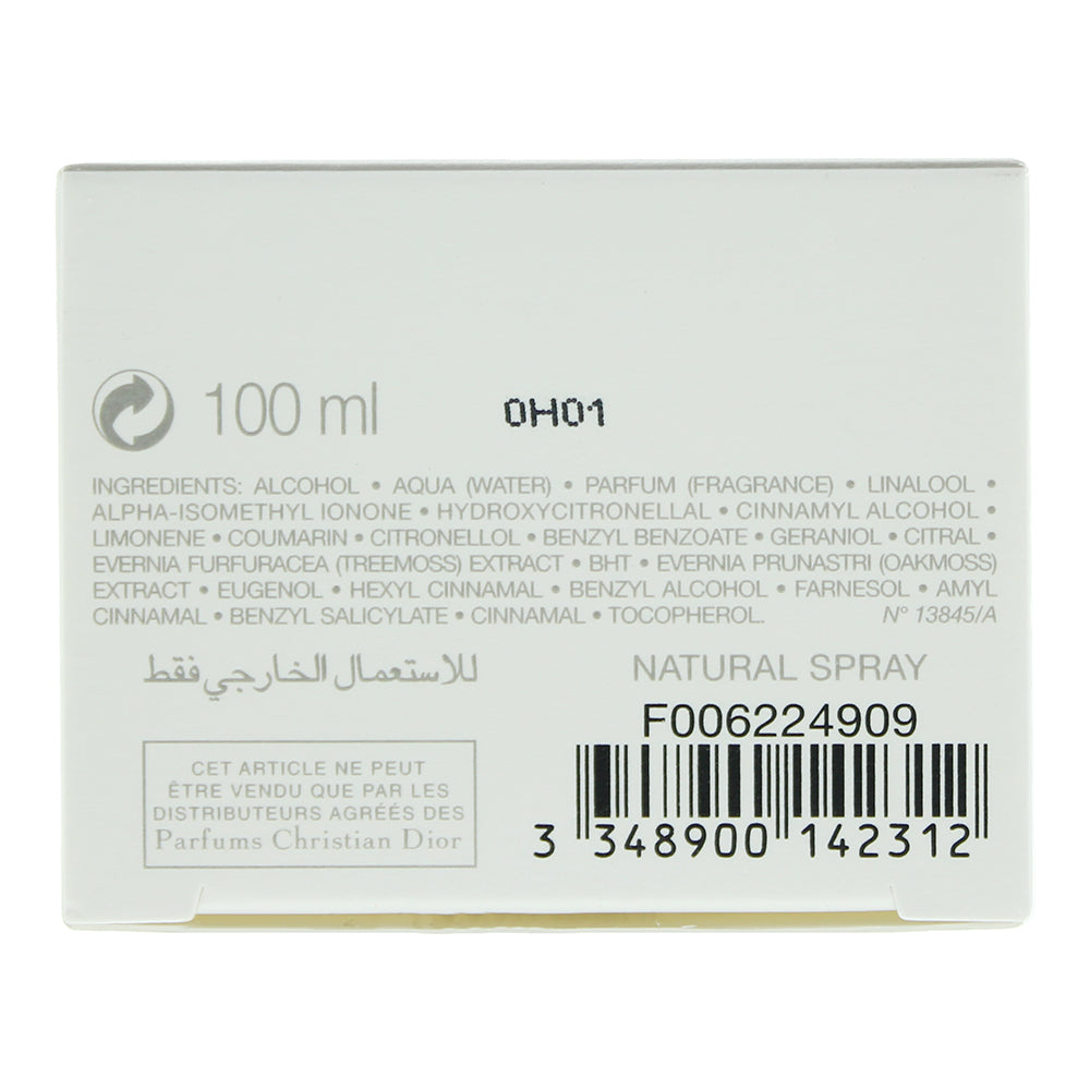 Dior Miss Dior Originale Eau de Toilette 100ml - Ingredients