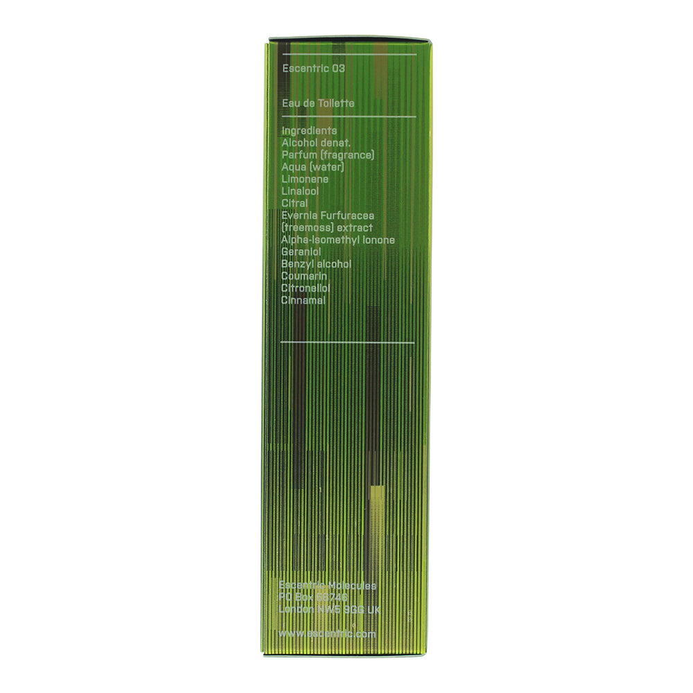 Escentric Molecules Escentric 03 Eau de Toilette 100ml