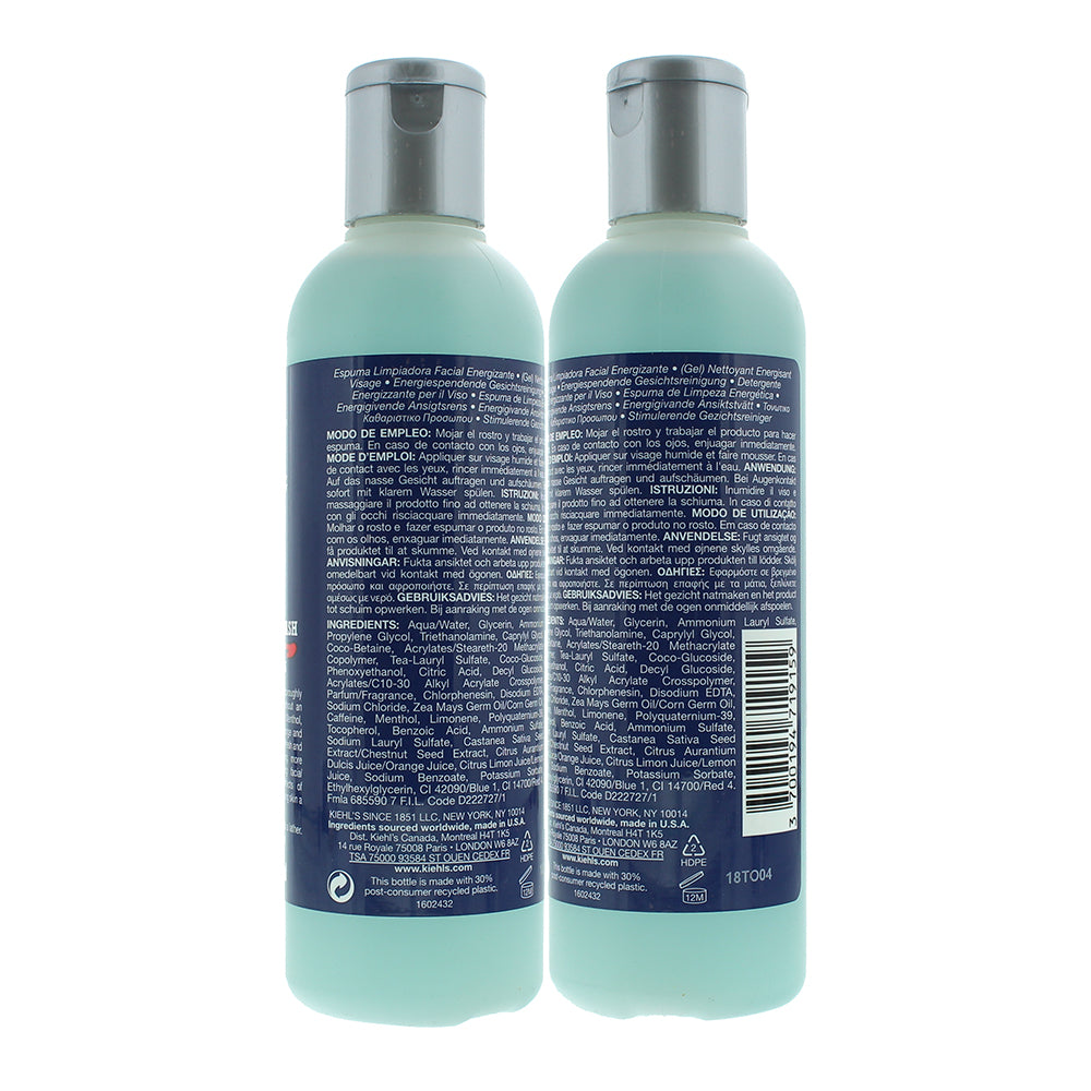 Kiehl's Facial Fuel Energizing Face Wash For Men 250ml