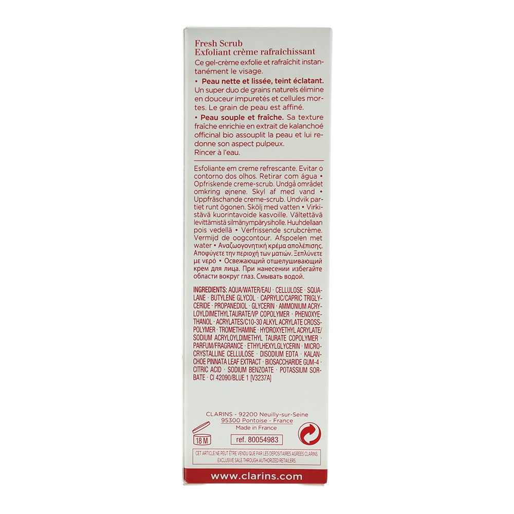 Clarins Fresh Scrub Refreshing Cream Scrub 50ml