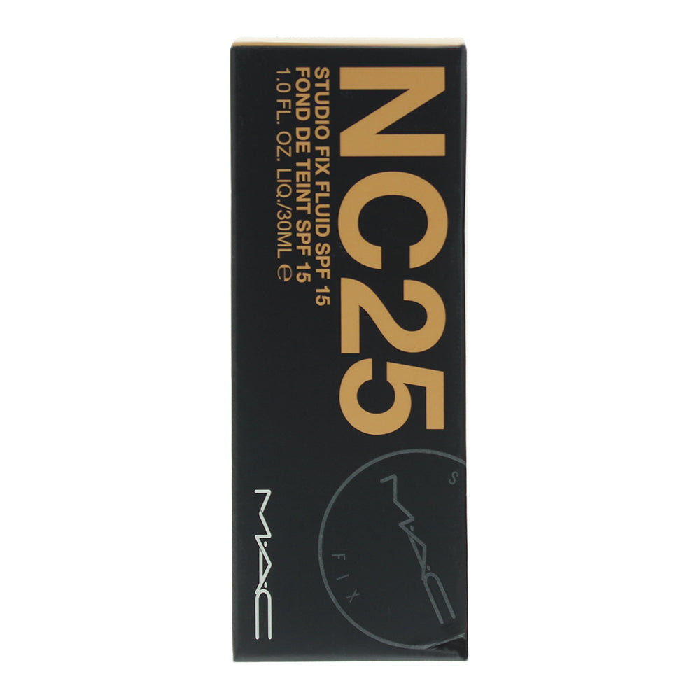 MAC Studio Fix Fluid Spf 15 Nc25 Foundation 30ml - Box