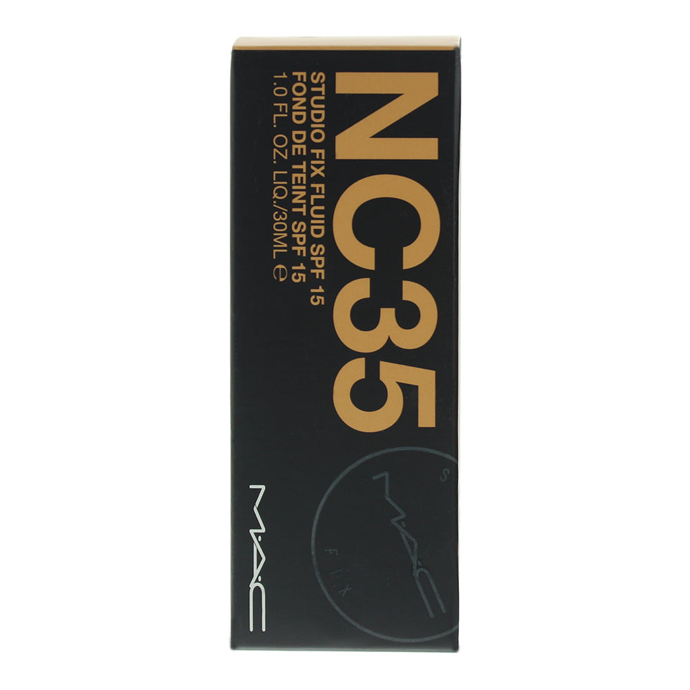 MAC Studio Fix Fluid Spf 15 NC35 Foundation 30ml - Box