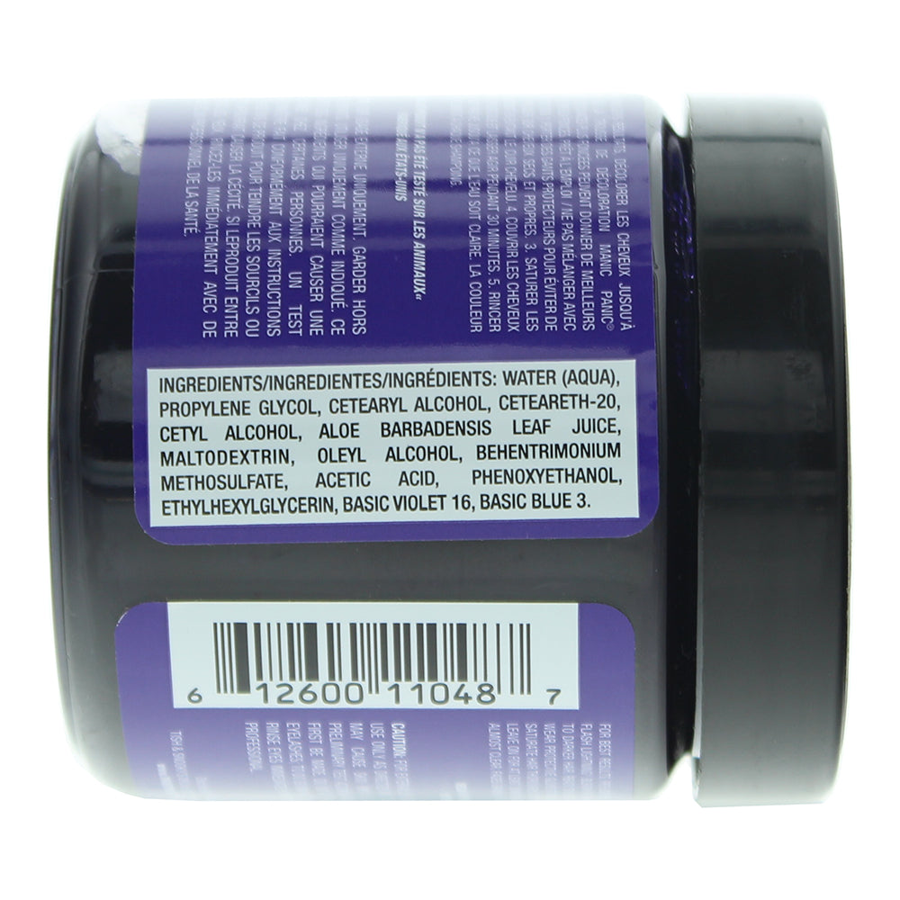 Manic Panic High Voltage Deep Purple  Semi-Permanent Hair Color Cream 118ml