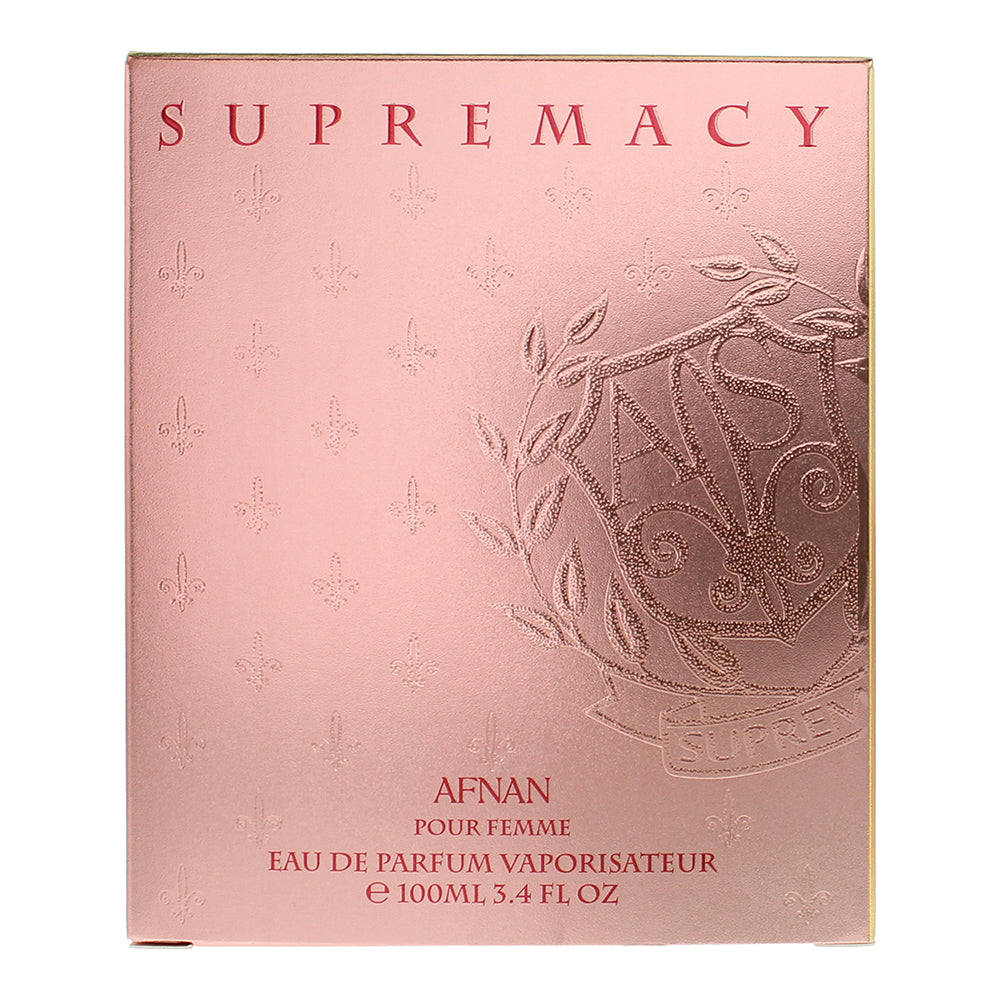 Afnan Supremacy Pink Pour Femme Eau de Parfum 100ml - Box
