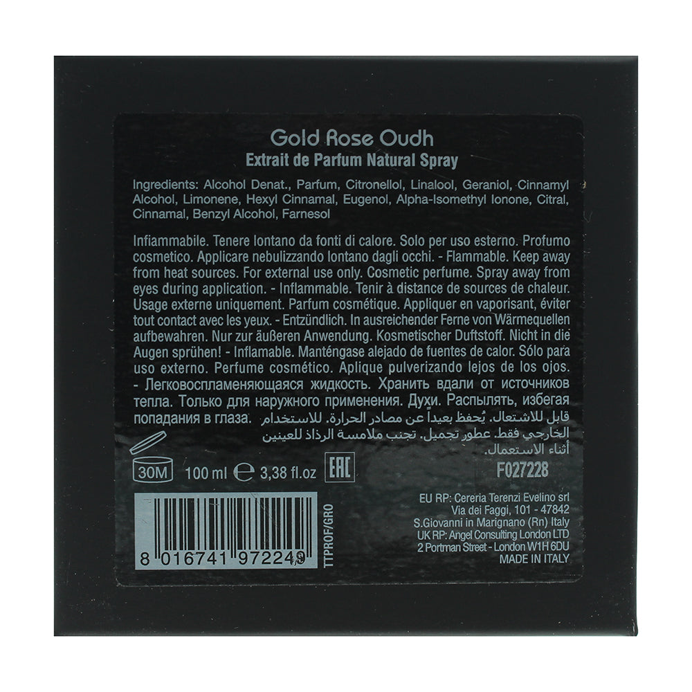 Tiziana Terenzi Gold Rose Oudh Extract De Parfum 100ml