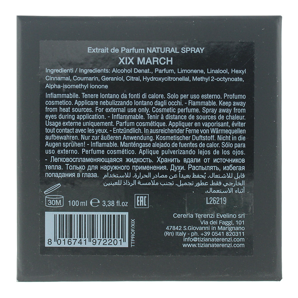 Tiziana Terenzi Xix March Extract De Parfum 100ml