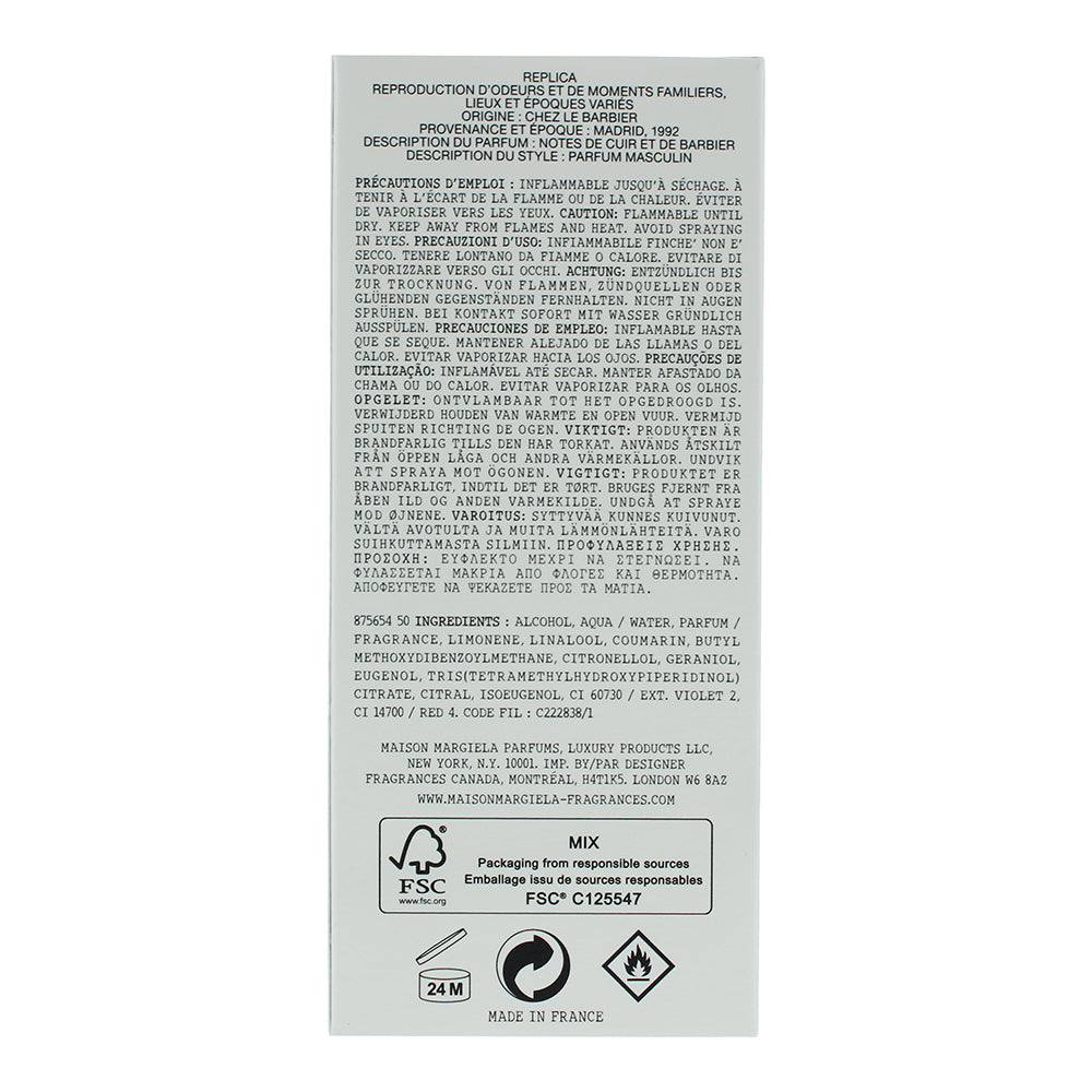 Maison Margiela Replica At The Barber's Eau de Toilette 100ml