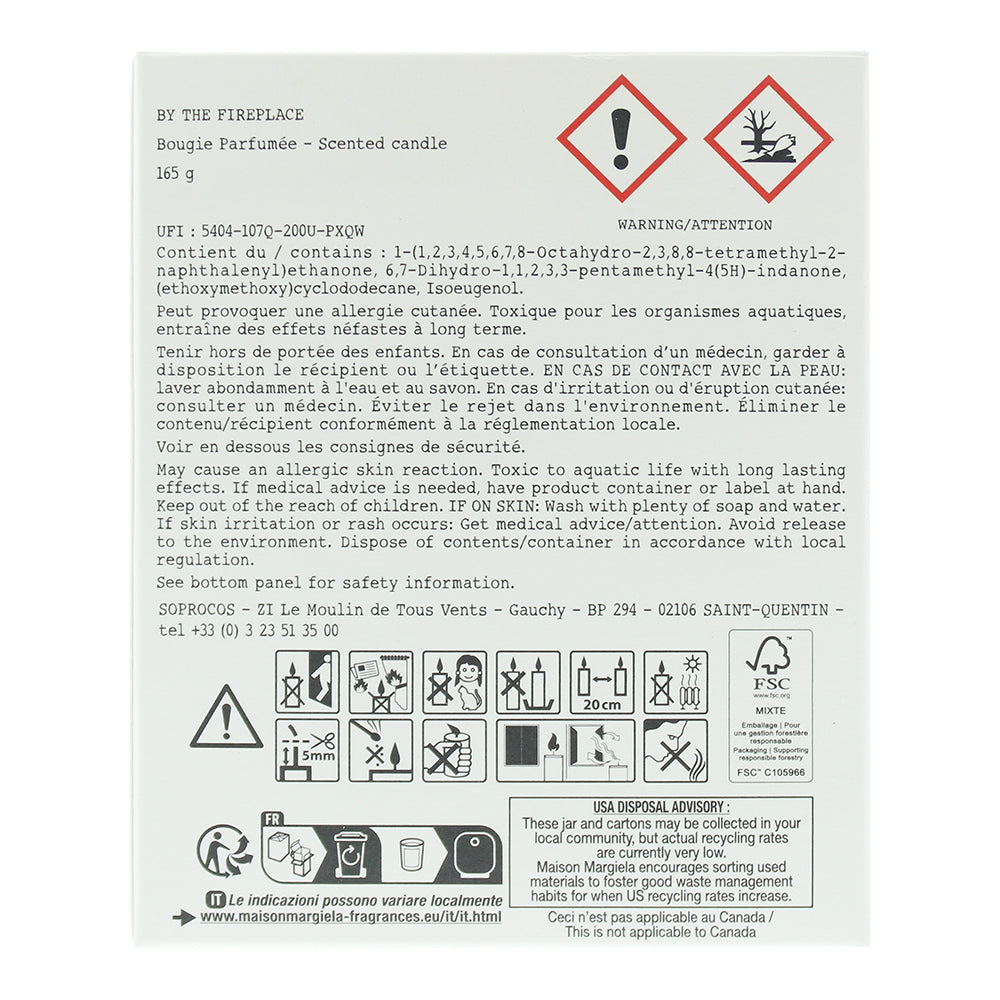 Maison Margiela Replica By The Fireplace Scented Candle 165g