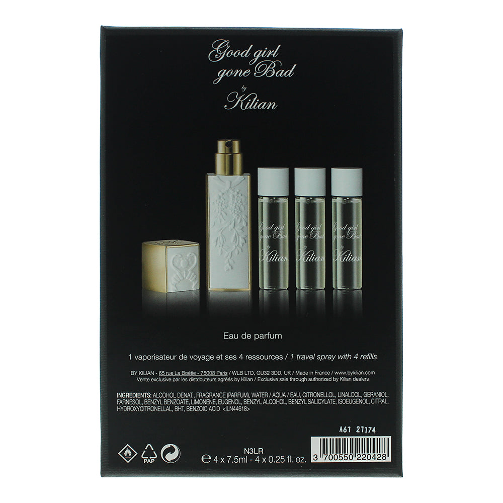 Kilian Good Girl Gone Bad 4 Piece Gift Set: 4 x Eau de Parfum 7.5ml
