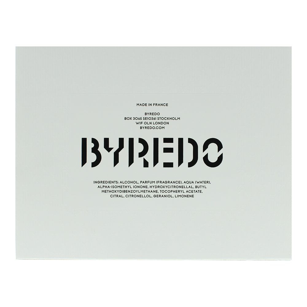 Byredo Blanche Eau de Parfum 100ml - Ingredients