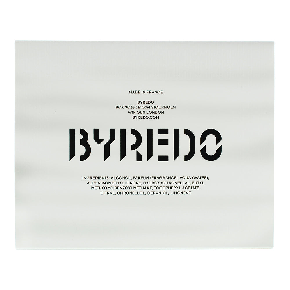 Byredo Blanche Eau de Parfum 50ml - Ingredients