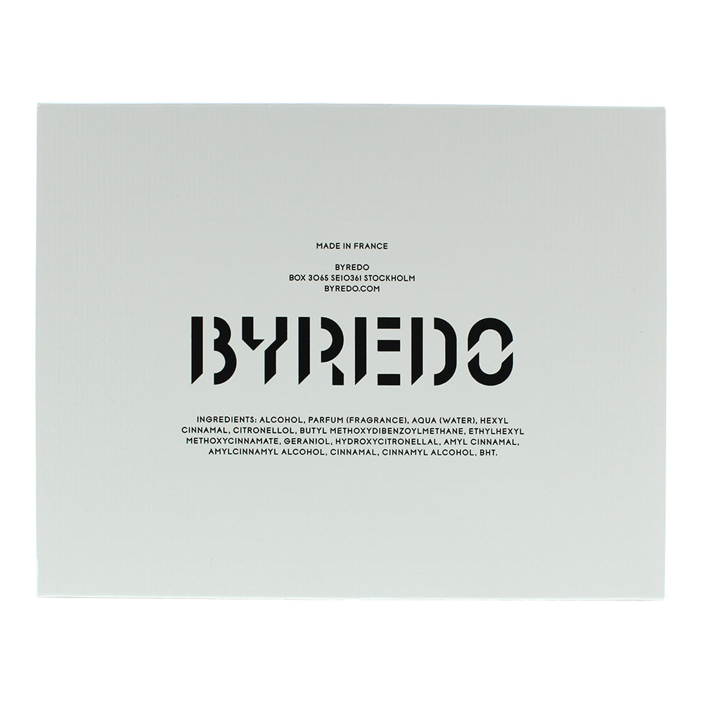 Byredo Inflorescence Eau de Parfum 100ml - Ingredients