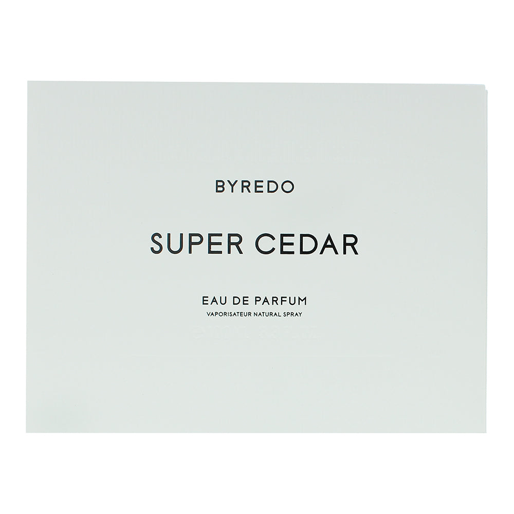 Byredo Super Cedar Eau de Parfum 100ml - Box