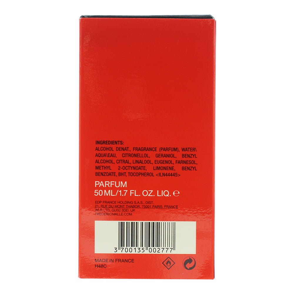 Frederic Malle Une Rose Eau de Parfum 50ml - Ingredients