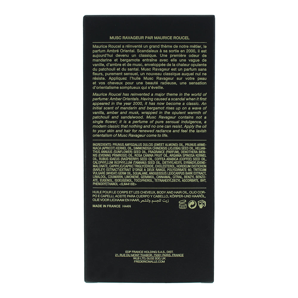 Frederic Malle Musc Ravangeur Hair & Body Oil 200ml