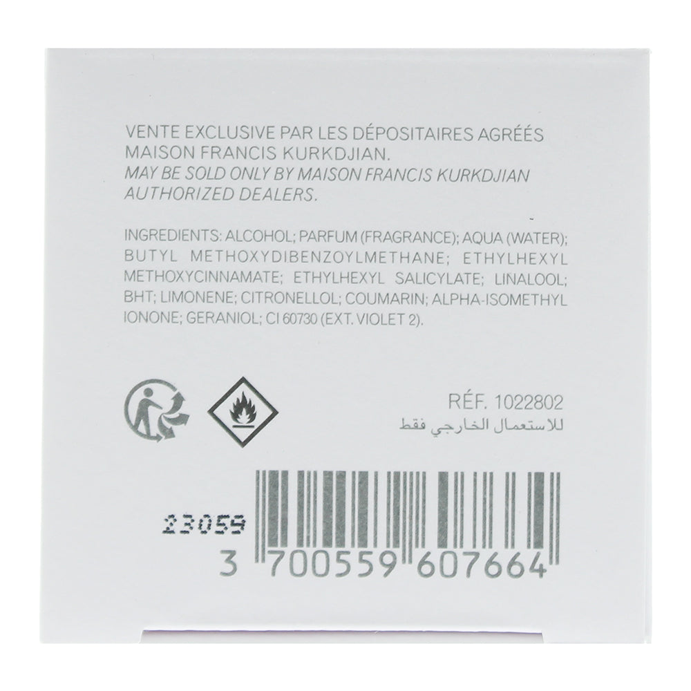 Maison Francis Kurkdjian Gentle Fluidity Gold Eau de Parfum 70ml