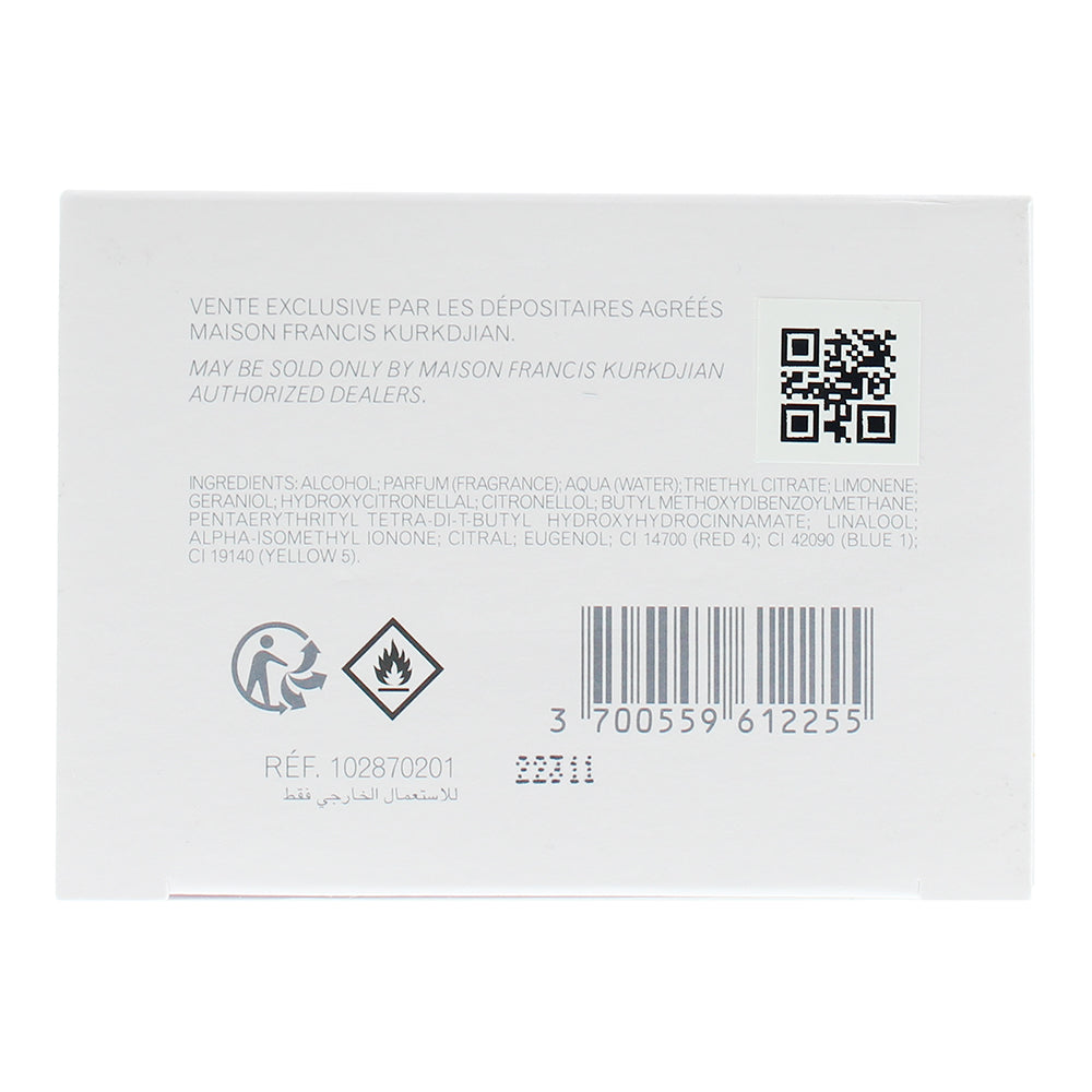 Maison Francis Kurkdjian A La Rose Eau de Parfum 70ml