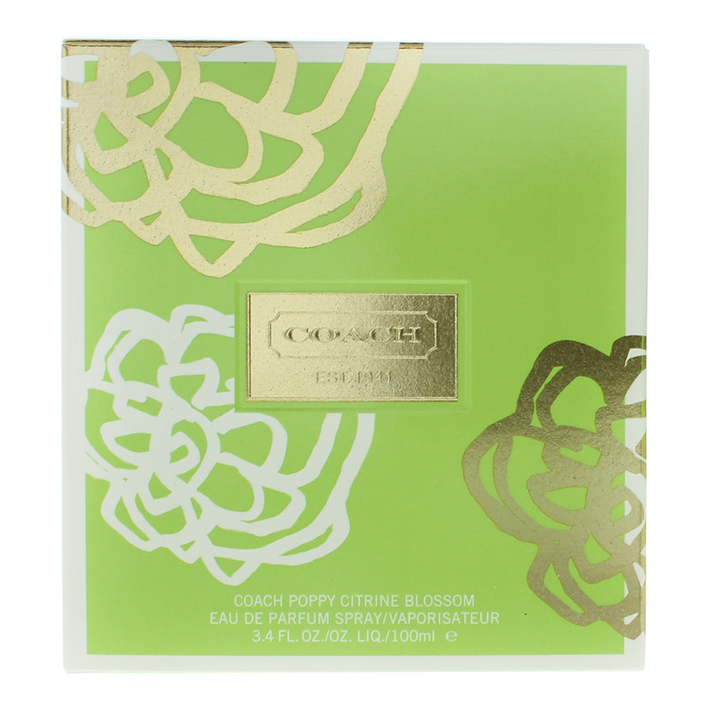 Coach Poppy Citrine Blossom Eau de Parfum 100ml - Box