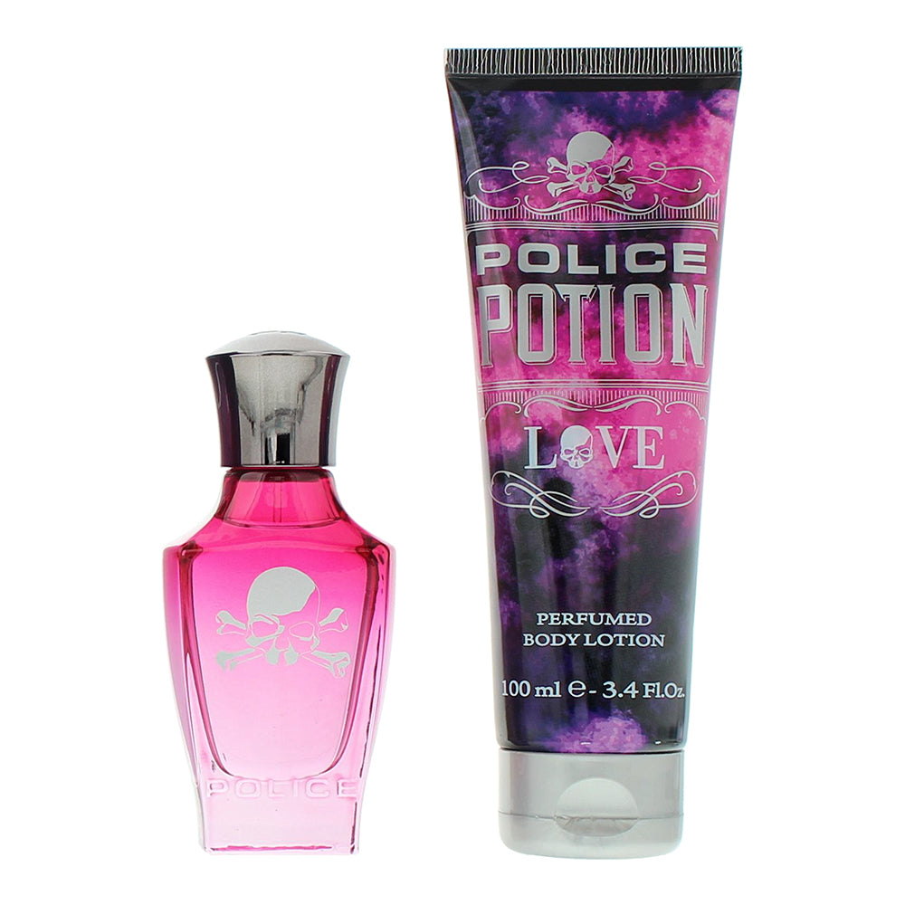 Police Potion Love 2 Piece Gift Set: Eau de Parfum 30ml - Body Lotion 100ml - Product