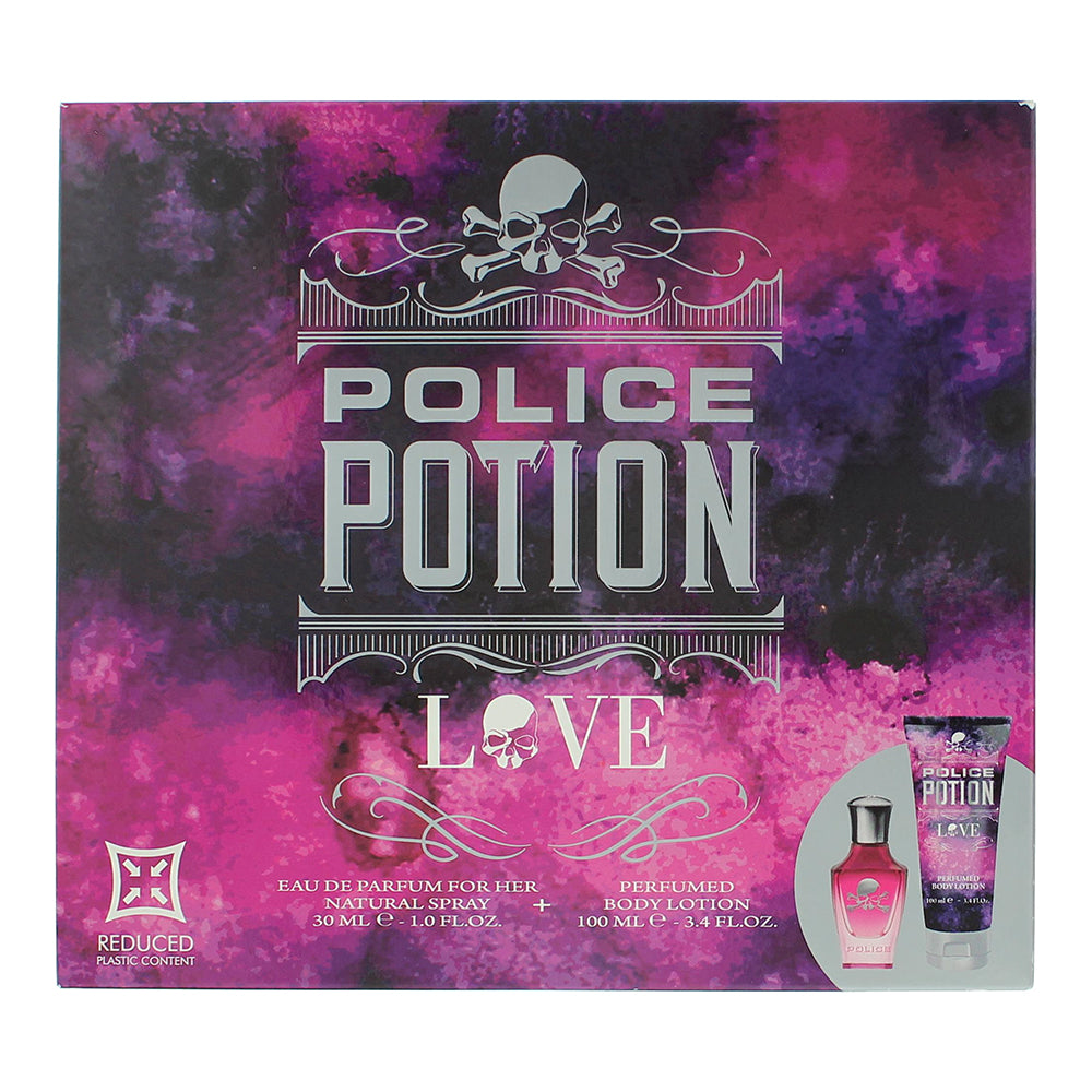 Police Potion Love 2 Piece Gift Set: Eau de Parfum 30ml - Body Lotion 100ml - Box