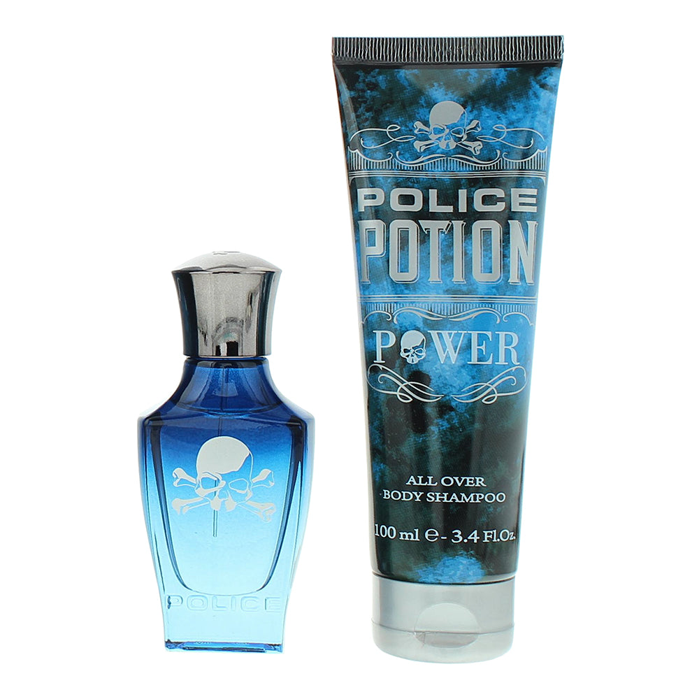 Police Potion Power 2 Piece Gift Set: Eau de Parfum 30ml - Shower Gel 100ml - Product