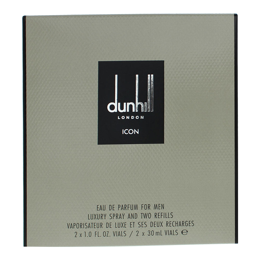 Dunhill Icon 3 Piece Gift Set: Eau de Parfum 30ml - Eau de Parfum 30ml - Travel  - Box
