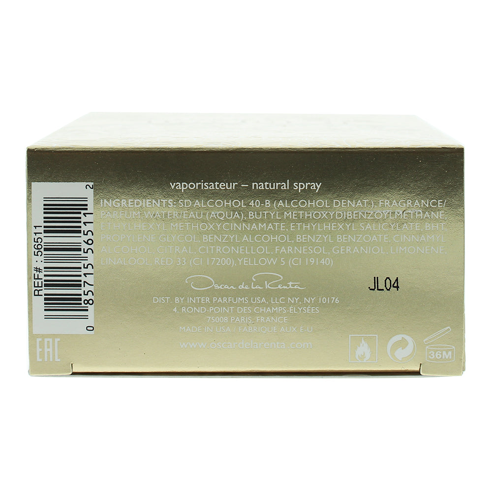 Oscar De La Renta Bella Essence Eau de Parfum 50ml - Ingredients
