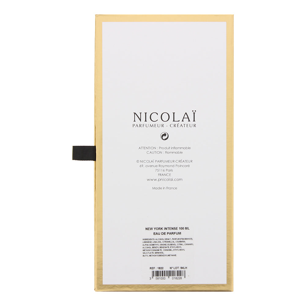 Nicolai New York Intense Eau de Parfum 100ml